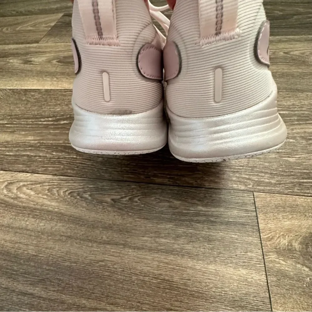 UNDER Armour Charged Breathe 2 Pink Textile Womens Lace Up Trainers sz 10